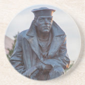 Der einzige Seemann Sandstein Untersetzer (Vorne)