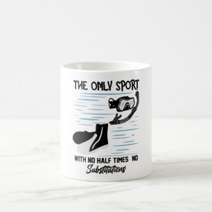 Der einzige Sport ohne Halbzeit - der Baden Kaffeetasse