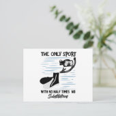 Der einzige Sport ohne Halbzeit - der Baden Postkarte (Stehend Vorderseite)