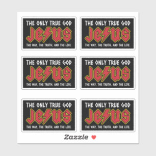 Der einzige wahre Gott ist Jesus Christus Aufkleber