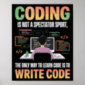 Der einzige Weg, Code zu lernen, ist, ihn zu progr Poster (Vorne)