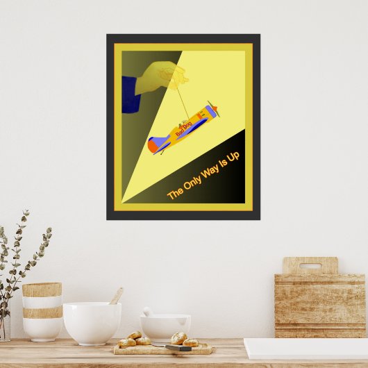 Der einzige Weg ist da Poster (Küche)