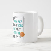 Der einzige Weg Jumbo-Tasse (Vorderseite Rechts)