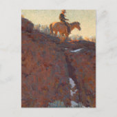 Der einzige Weg von Maynard Dixon Postkarte (Vorderseite)