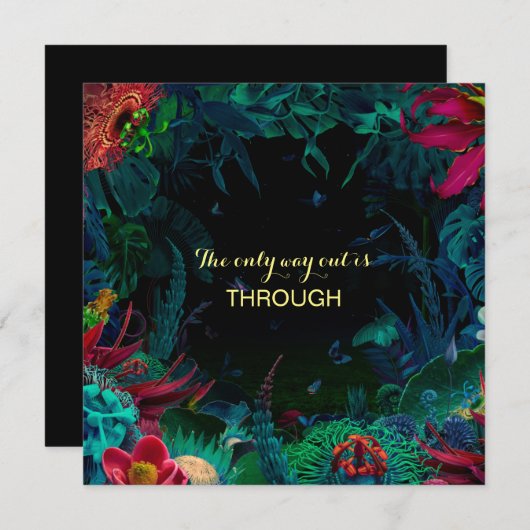 DER EINZIGE WEG ZUM AUSTRITT IST ÜBER DIE Angebots (Vorne/Hinten)