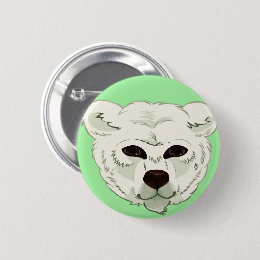 Der Eisbär // Button Pin (Vorne & Hinten)
