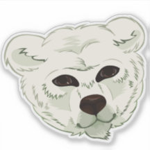Der Eisbär // Vinyl-Aufkleber