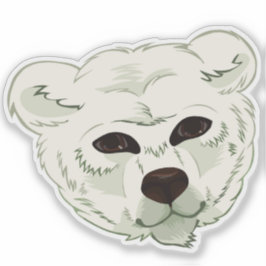 Der Eisbär // Vinyl-Aufkleber Aufkleber