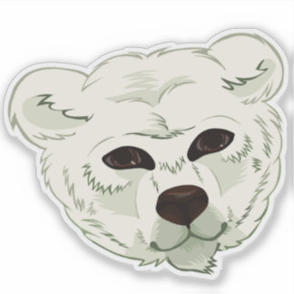 Der Eisbär // Vinyl-Aufkleber Aufkleber