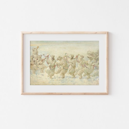 Der Eisbärtanz | Frederick Stuart Church Poster