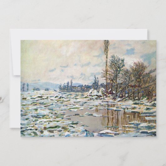 Der Eisbruch von Claude Monet (Vorderseite)