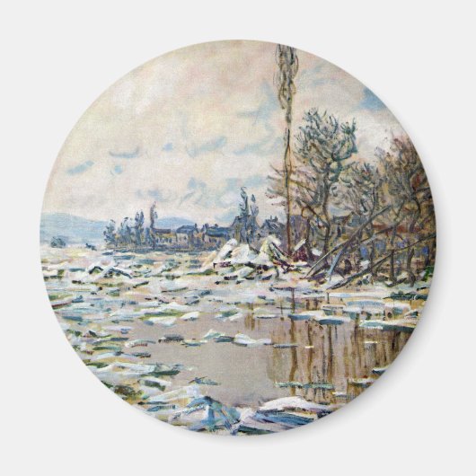 Der Eisbruch von Claude Monet Magnet (Vorne)