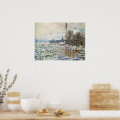 Der Eisbruch von Claude Monet Poster (Küche)