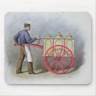 Der Eiscreme-Verkäufer, 1895 Mousepad
