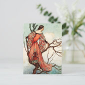 Der Eisenstück: Die verlorene Prinzessin klettert  Postkarte (Stehend Vorderseite)