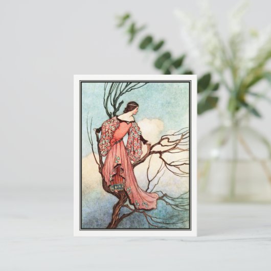 Der Eiserne Stove von Warwick Goble Postkarte (Stehend Vorderseite)