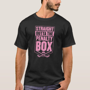 Der Eishockeyspieler in der Eiskiste in unmittelba T-Shirt