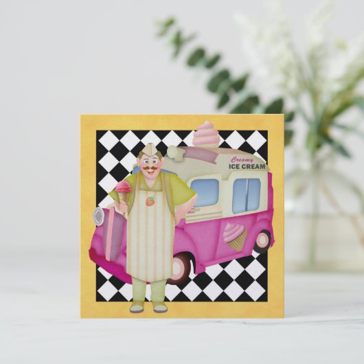 Der Eiskrem - SRF Einladung (Stehend Vorderseite)