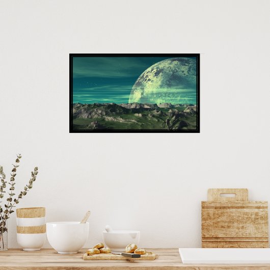 Der Eismond von Velloria Poster (Küche)