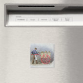 Der Eisverkäufer, 1895 Magnet (In Situ (Geschirrspüler))