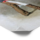 Der Eisverkäufer, 1895 Poster (Ecke)