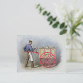 Der Eisverkäufer, 1895 Postkarte (Stehend Vorderseite)