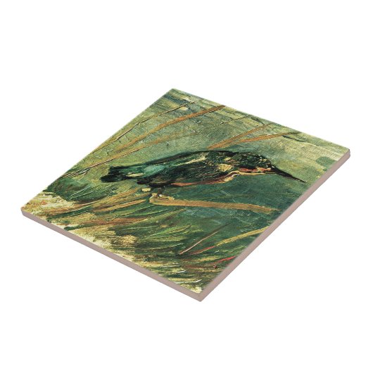 Der Eisvogel durch Vincent van Gogh Fliese (Seite)