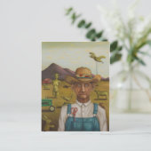 Der ekzentrische Bauer Postkarte (Stehend Vorderseite)