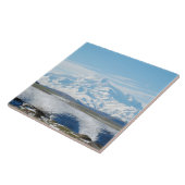Der Elbrus (der höchste Berg Europas) Fliese (Seite)