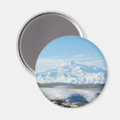 Der Elbrus (der höchste Berg Europas) Magnet (Vorderseite/Rückseite)