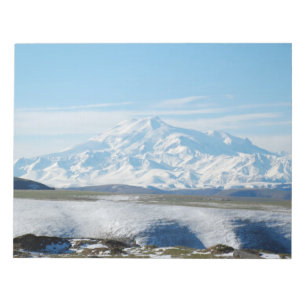 Der Elbrus (der höchste Berg Europas) Notizblock
