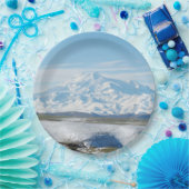Der Elbrus (der höchste Berg Europas) Pappteller (Party)