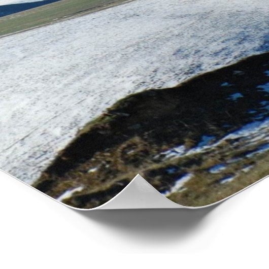 Der Elbrus (der höchste Berg Europas) Poster (Ecke)