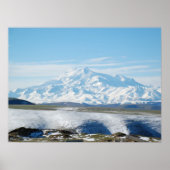 Der Elbrus (der höchste Berg Europas) Poster (Vorne)