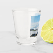 Der Elbrus (der höchste Berg Europas) Schnapsglas (Links)