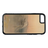 Der Elefant Carved Wood iPhone Hülle (Rückseite (Horizontal))