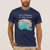 Der Elefant im Cartoon T-Shirt (Vorderseite)