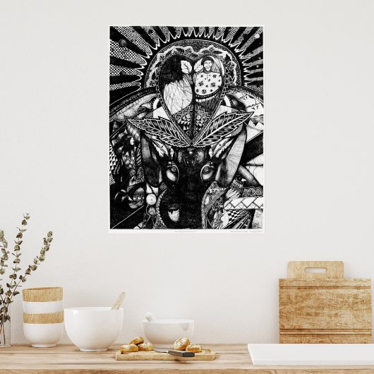 Der Elefant im Zimmer Poster (Küche)