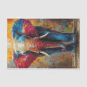 Der Elefant Lyfe8 Seidenpapier (Vorderseite)