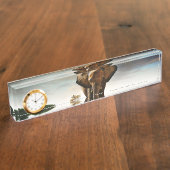 Der Elefant Namensplakette (Seite)