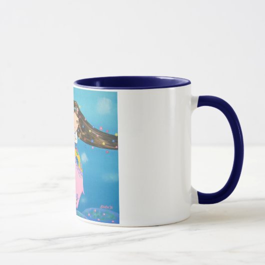Der Elefant-Reiter Tasse (Rechts)
