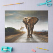 Der Elefant Seidenpapier (Basteln)