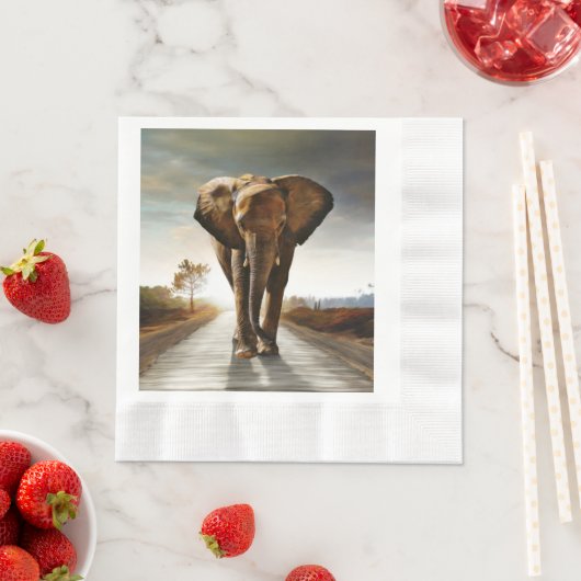 Der Elefant Serviette (Beispiel)