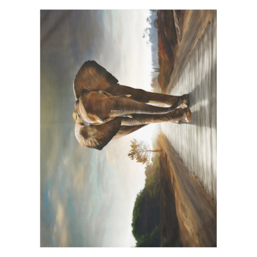 Der Elefant Tischdecke (Vorderseite)