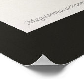 Der Elefantenkäfer Poster (Ecke)