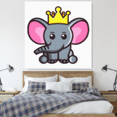 Der Elefantenkönig Leinwanddruck (Insitu (Schlafzimmer))