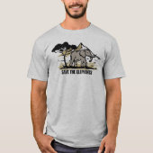 Der Elefantentag gerettet T-Shirt (Vorderseite)