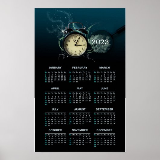 Der elegante Kalender 2023 als Poster (Vorne)