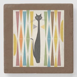 Der elegante Katzensteinuntersetzer Steinuntersetzer