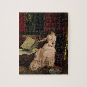 Der elegante Kenner, 1883 (Öl auf Leinwand) Puzzle